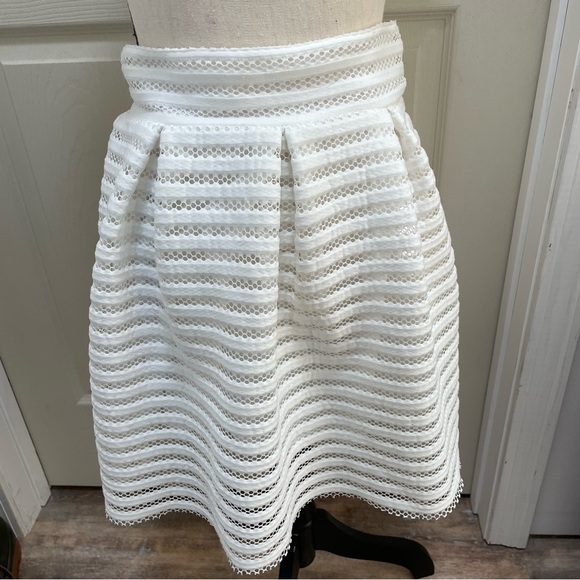 Sans Souci lace lined mini skirt NWT Size S - Picture 2 of 5